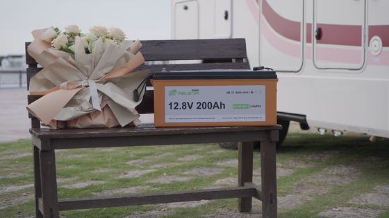 12.8V 100ah 200ah Lifepo4 Tekne Aküsü Camper Güneş Enerjisi Depolama 12 Volt Deniz Rv Aküsü